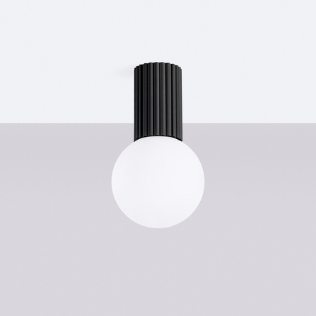 Sollux Lighting Plafon HALO czarny IP44 SL.1713