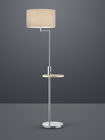 Lampa podłogowa Trio 400400107 srebrny