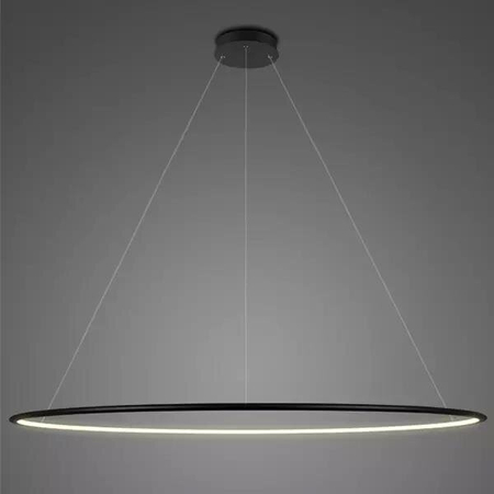 Lampa wisząca Ledowe Okręgi No.1 200cm 3k czarna