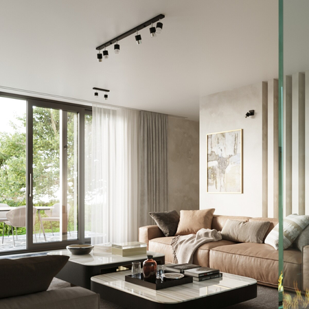 Sollux Lighting Kinkiet NERO czarny/chrom SL.1064