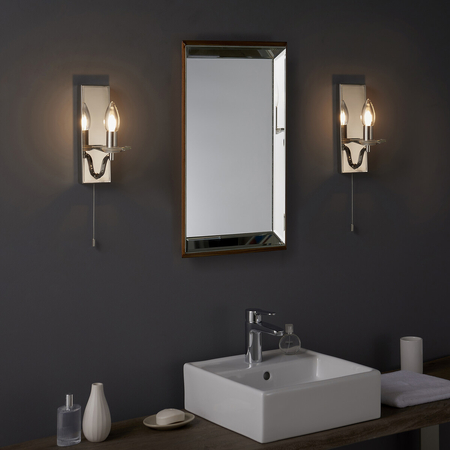 Kinkiet Endon Lighting Garland 92959 nikiel