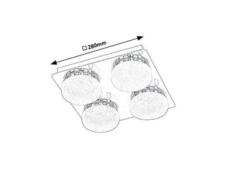 Oczko Rabalux Hilary 5664 chrom