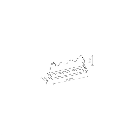 Oczko MINI LED RECESSED Nowodvorski 10043 biały