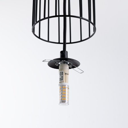 Sollux Lighting Lampa wisząca BRINA 1 czarna SL.1332