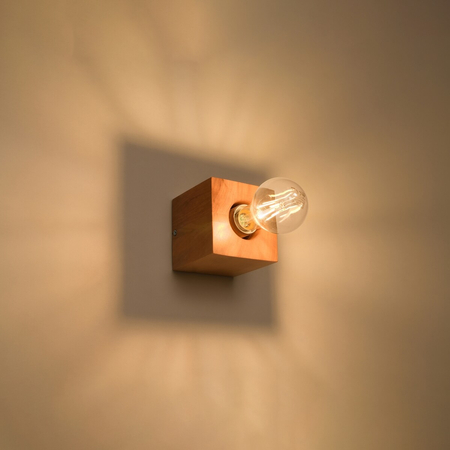 Sollux Lighting Kinkiet ARIZ naturalne drewno SL.0676