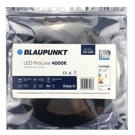 Blaupunkt Taśma LED Pro Line 25M 12W/mb barwa naturalna