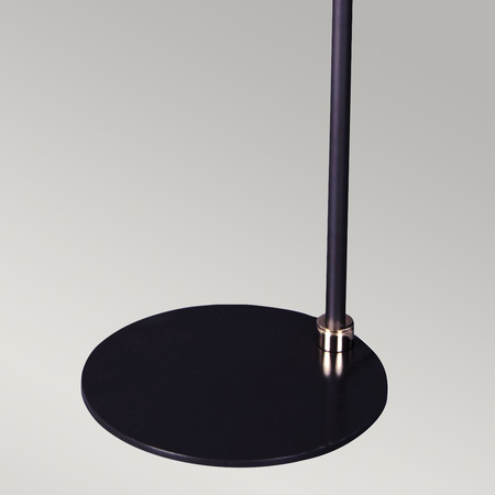 Lampa podłogowa Elstead Lighting Balance czarny/srebrny BALANCE-FL-BKPN