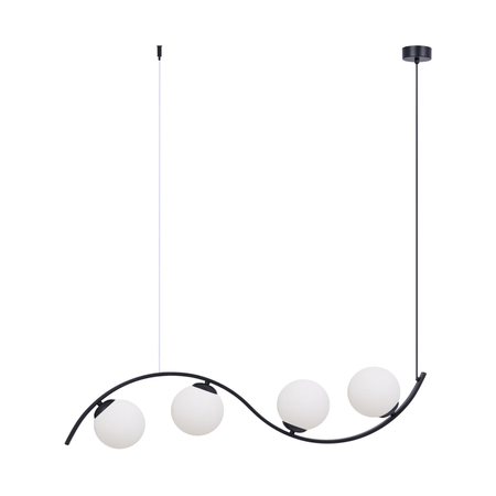 Lampa wisząca WAVE Zuma Line 5014 biały/czarny