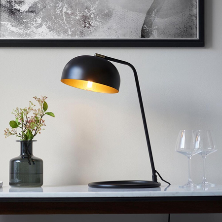 Lampa stołowa Endon Lighting Brair New 106336 czarny