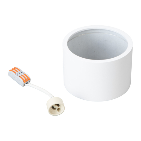 Milagro Oprawa natynkowa Redondo Biały 1xAR111 GU10 ML1075 CZARNY