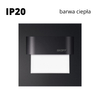 Oprawa schodowa led Skoff Tango Czarna Biała ciepła IP20