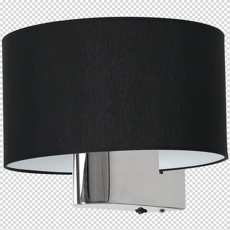 Milagro Kinkiet CASINO BLACK/CHROME 1xE27 ML6377 Czerń / Chrom