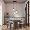 Lampa wisząca ASTRAL 3 Emibig 1267/3PREM czarny/złoty