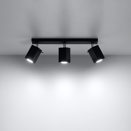 Sollux Lighting Plafon MERIDA 3 szary SL.0457