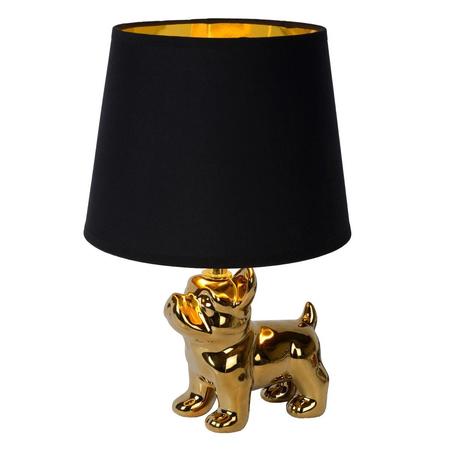 Lampa stołowa Lucide EXTRAVAGANZA SIR WINSTON 13533/81/10 czarny/złoty