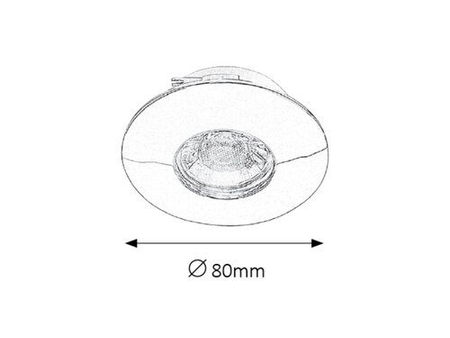 Lampa sufitowa Rabalux Randy 1072 chrom