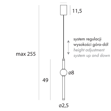 MAXLIGHT P0612 LAMPA WISZĄCA VERDES