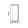 Kinkiet zewnętrzny Endon Lighting Oxford 80600 czarny