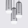 Sollux Lighting Lampa wisząca BRINA 3P czarna SL.1336