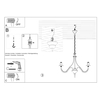 Sollux Lighting Żyrandol MINERWA 3 biały SL.0213