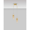 Lampa wisząca Luces Exclusivas REBALVO LE45199 złoty i odcienie złota