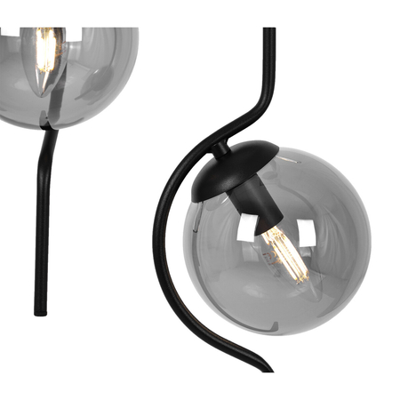 Lampa wisząca Kaja NEVA K-5332 grafitowy, czarny