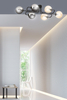 Lampa sufitowa BRENDI 6A BL MIX 2 Emibig 834/6A2 czarny/złoty