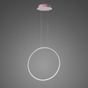Lampa wisząca Ledowe Okręgi No.1 X 60cm 3k Różowe Złoto Dali