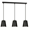 Lampa wisząca MILARGO 3 BLACK / WHITE Emibig 396/3 biały/czarny