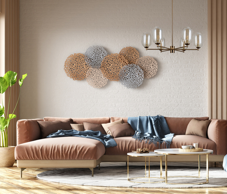 Lampa wisząca Italux Perano PND-4215-6-HBR Brąz antyczny