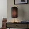 Lampa stołowa Endon Lighting Klip 98090 mosiądz