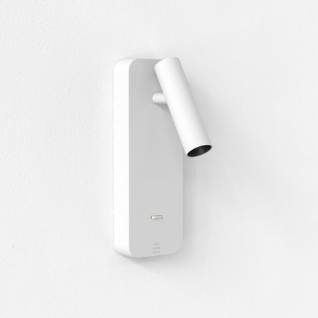 Kinkiet Astro Enna Surface USB A+C 1058249 Matowy Biały
