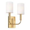 Kinkiet Elstead Lighting Brianna mosiądz FE-BRIANNA2-BB