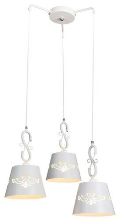 Lampa wisząca Rabalux Anna 2234 biały matowy