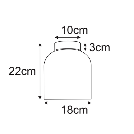 Lampa sufitowa Kaja INGA K-5632 grafitowy, czarny