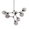 Lampa wisząca Italux PND-75075-8-BK-SG Czarny