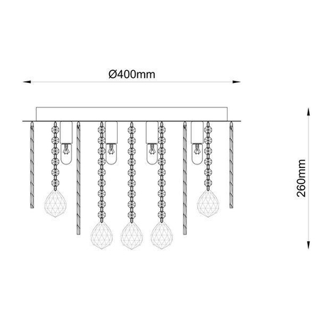 Plafon Zuma Line 19156L Sitano
