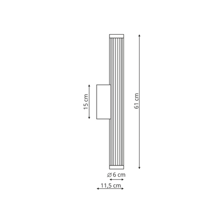 Light Prestige Kinkiet Vena 60 cm złoty LED CCT LP-1010/1W-60 GD