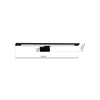 Milagro Kinkiet SHINE BLACK 60cm 12W LED ML5570 CZARNY