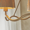 Lampa wisząca Endon Lighting Wriggle 114213 mosiądz