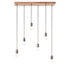 Lampa wisząca Endon Lighting Stellan 101684 drewniany