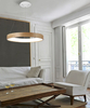 Lampa wisząca SILVAM 65 PENDANT Azzardo AZ2699 light brown / white