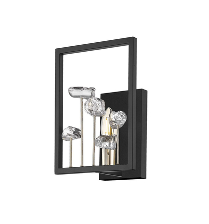 Kinkiet Zuma Line CAROLINE W0541-01A-SDAC MATT BLACK / FRENCH GOLD