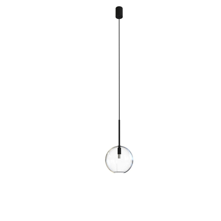 Lampa wisząca SPHERE S Nowodvorski 7847 transparentny/czarny