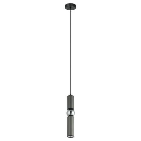 Lampa wisząca Italux Isidora PND-14290-1-GR Czarny, szary, chrom