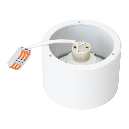 Milagro Oprawa natynkowa Redondo Biały 1xAR111 GU10 ML1075 CZARNY