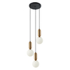 Lampa wisząca Italux Aldeva PND-02340-3S-BRO Brąz antyczny