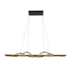 Lampa wisząca Italux PND-23848-30W-BK-GD Czarny piaskowany