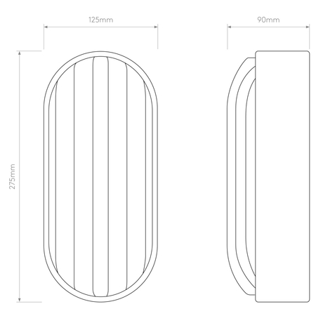Kinkiet zewnętrzny Astro Montreal Oval 1032013 Szczotkowana Stal Nierdzewna