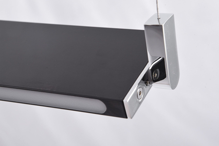 Lampa wisząca NORMAN XL BLACK Azzardo AZ4180 czarny/chrom